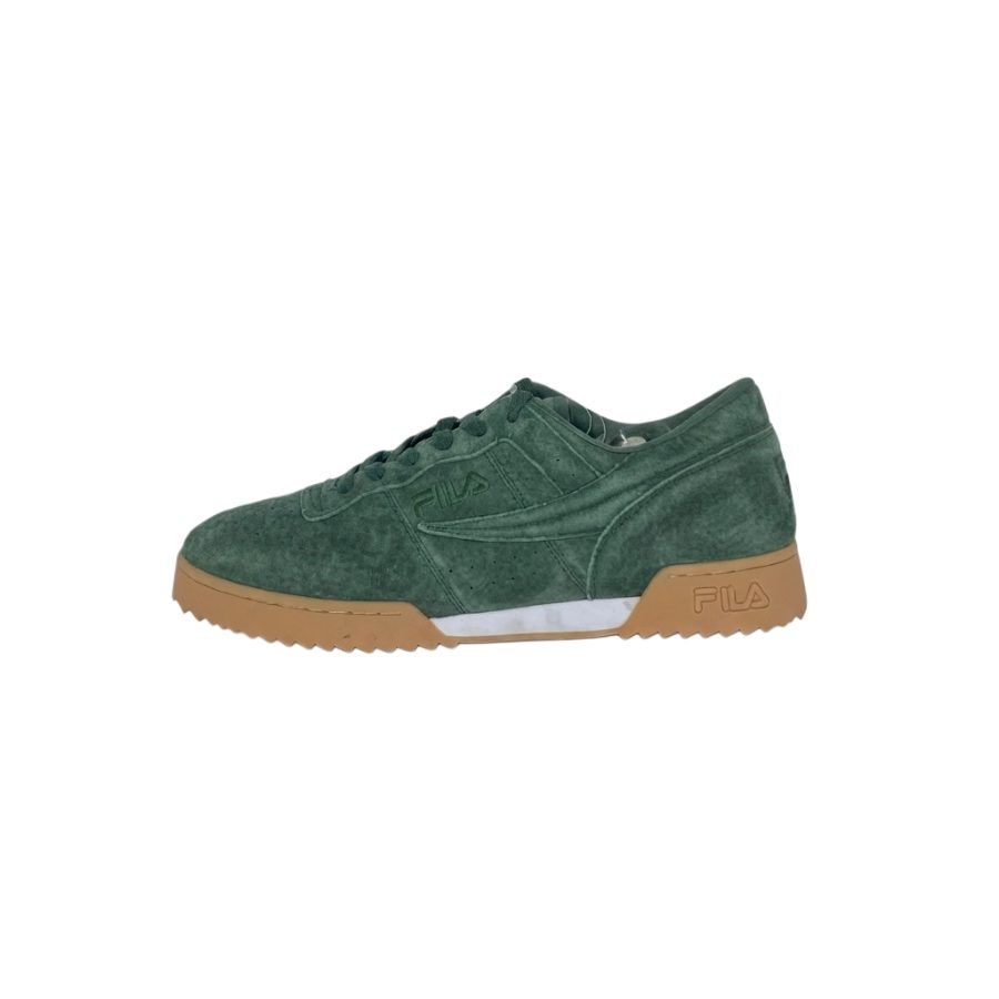 FILA Men's Green Suede Casual Sneakers